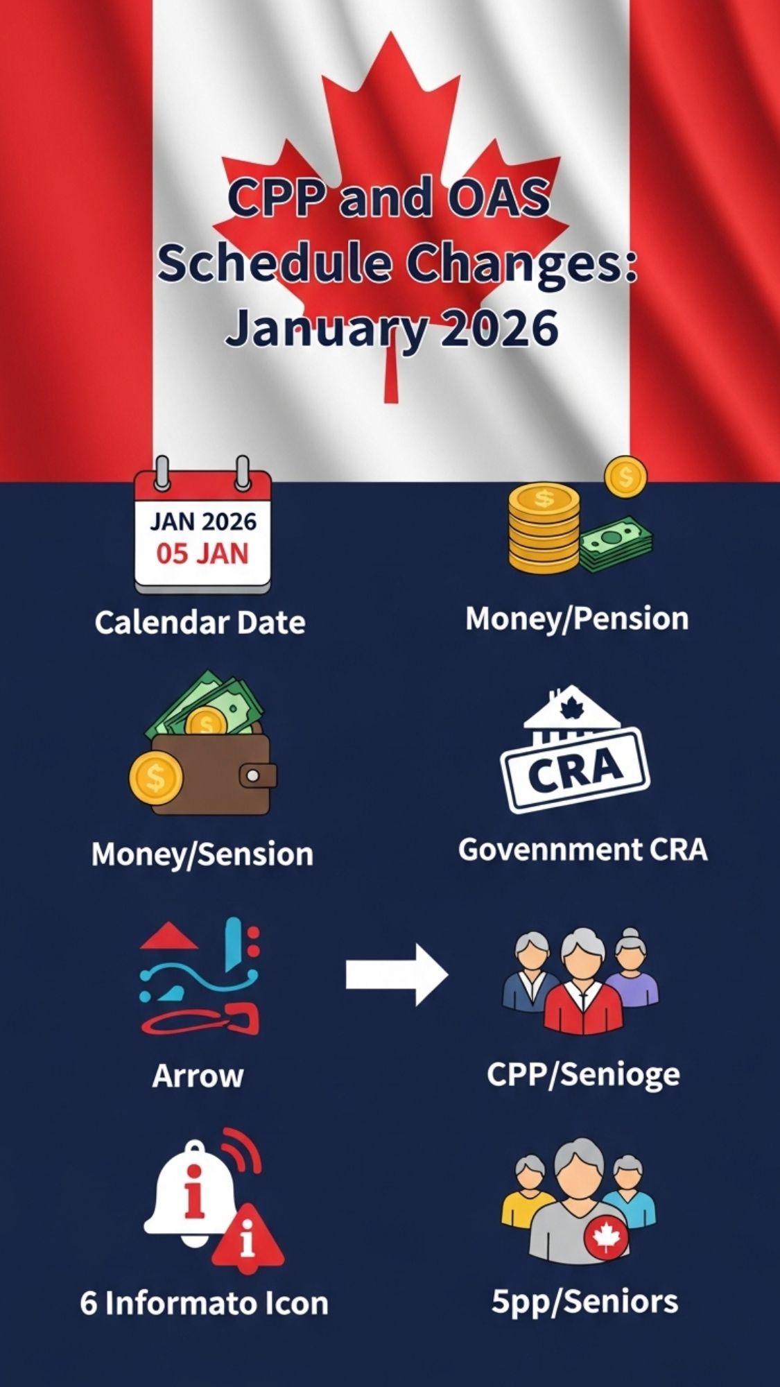 CPP and OAS Schedule Changed