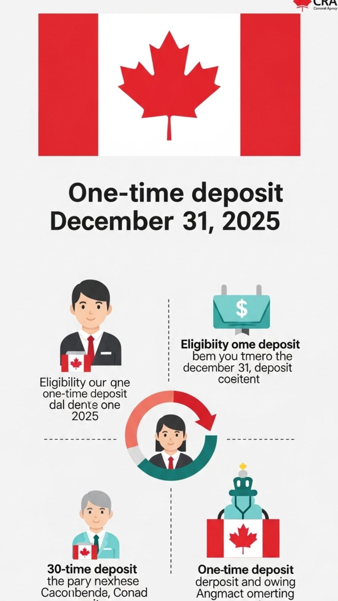 CRA Schedules $1,350 One-Time Deposit