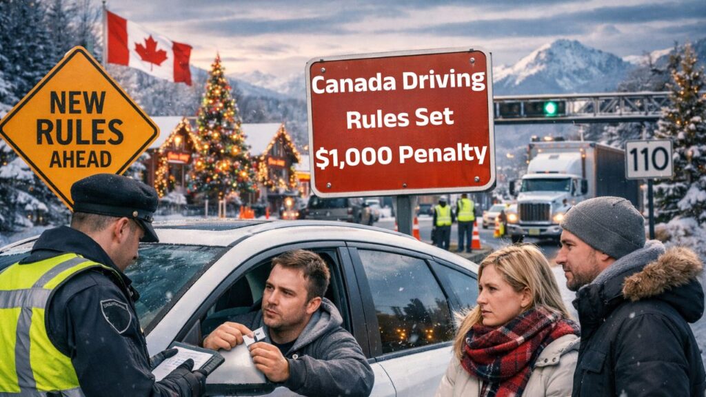 Canada Driving Rules Set $1,000 Penalty