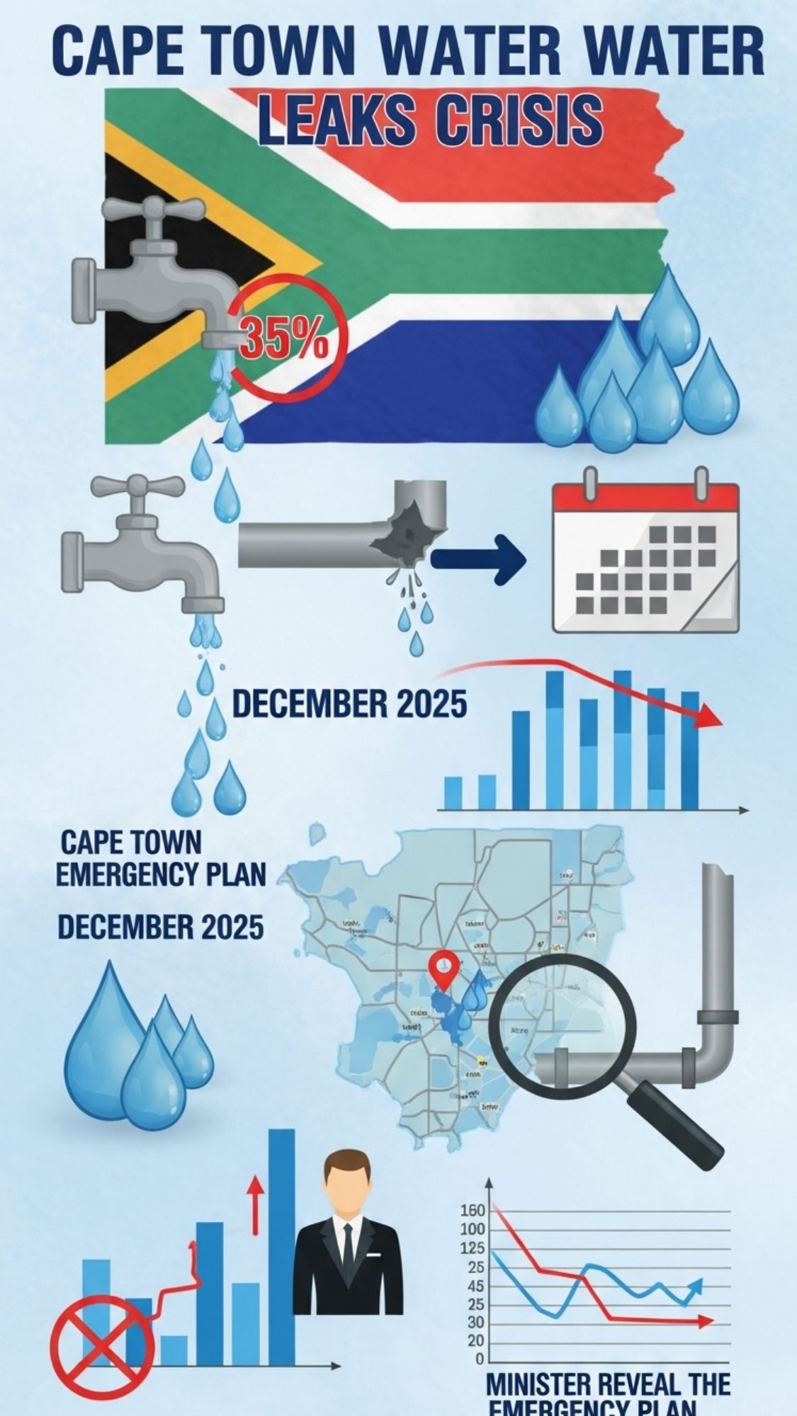 Cape Town Faces Water Leak Crisis