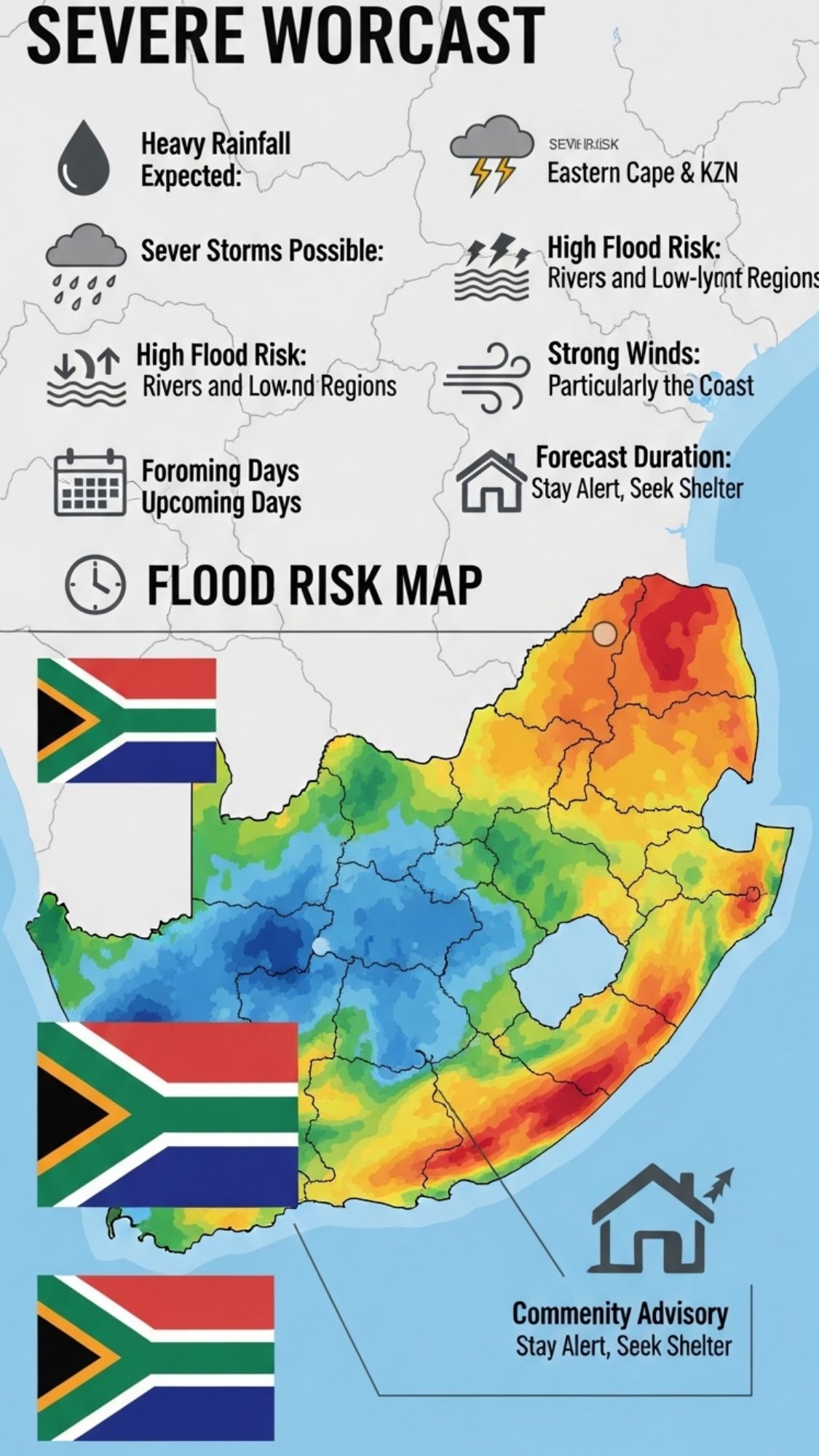 Eastern Cape and KZN Brace for Severe Weather