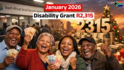 Confirmed: January Disability Grant of R2,315 Announced for 2026 – Find Out More!