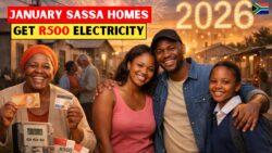 Don’t Miss Out on January! SASSA Homes Eligible for R500 Electricity Voucher – Apply by 5 January 2026