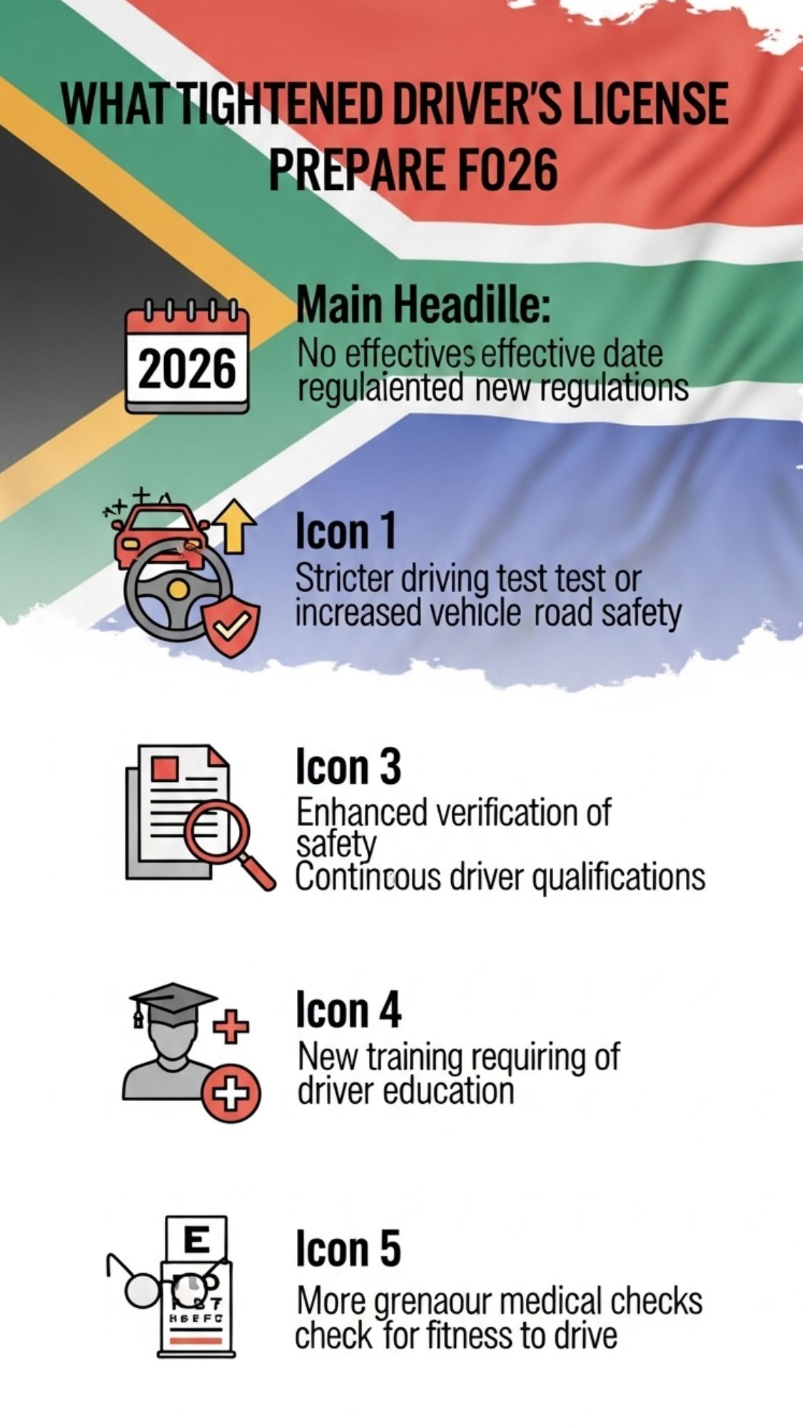 Motorists Face Stricter Licence