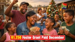 Exciting News: R1,250 Foster Grant Per Child Hits Accounts on 26 December – Double Payments Await Some Large Families!