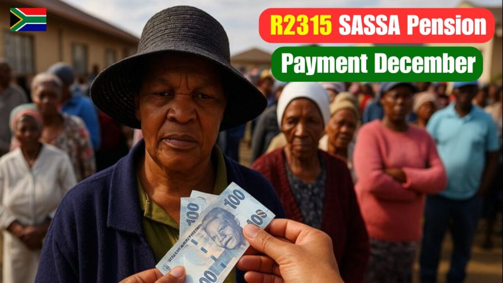 R2,315 SASSA Pension Grant Payment