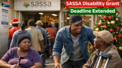 SASSA Extends Disability Grant Deadline to 5 January – Don’t Miss Your Chance to Apply!