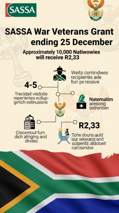 SASSA War Veterans Grant 