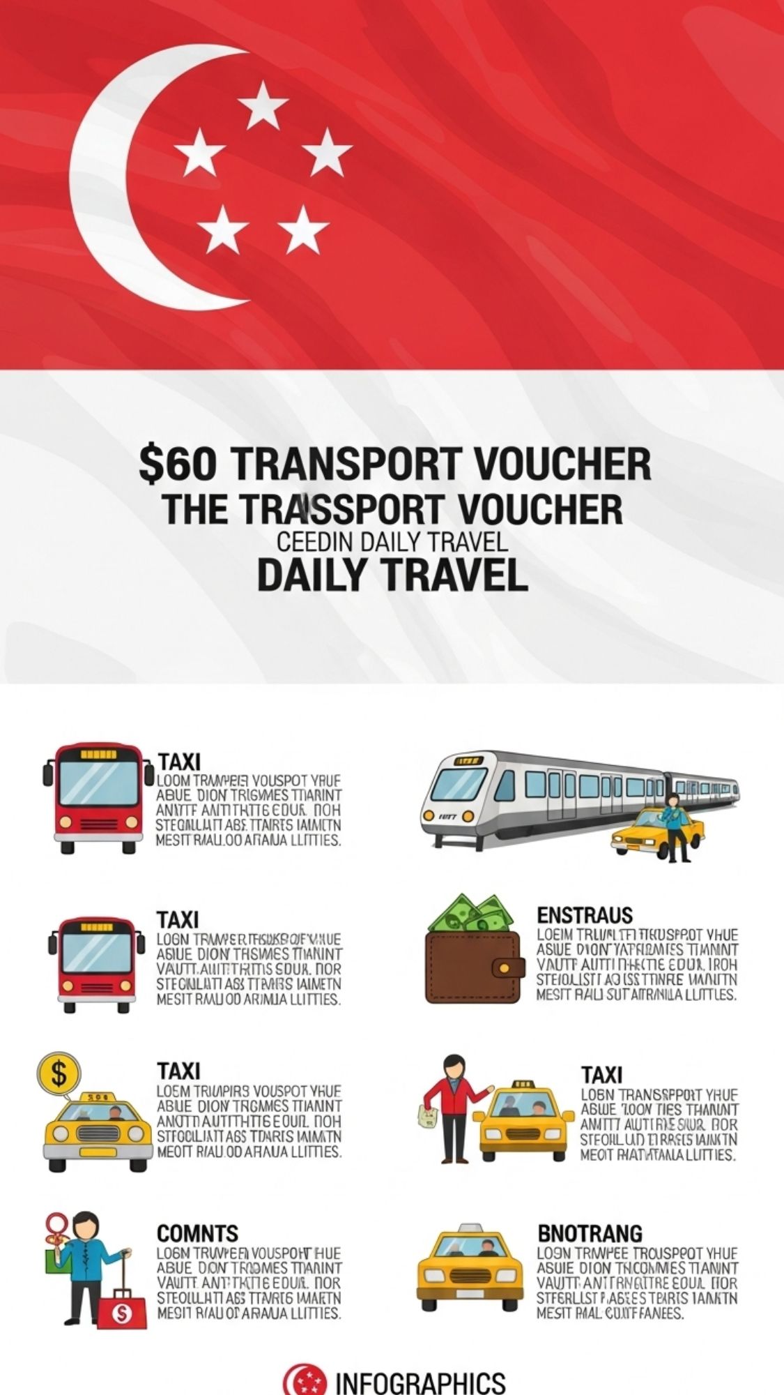 Singapore Citizens Can Get $60 Transport Voucher