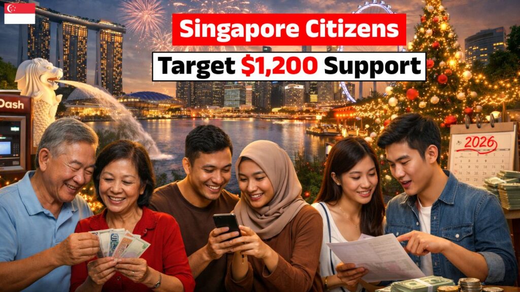 Singapore Citizens Target $1,200 Support