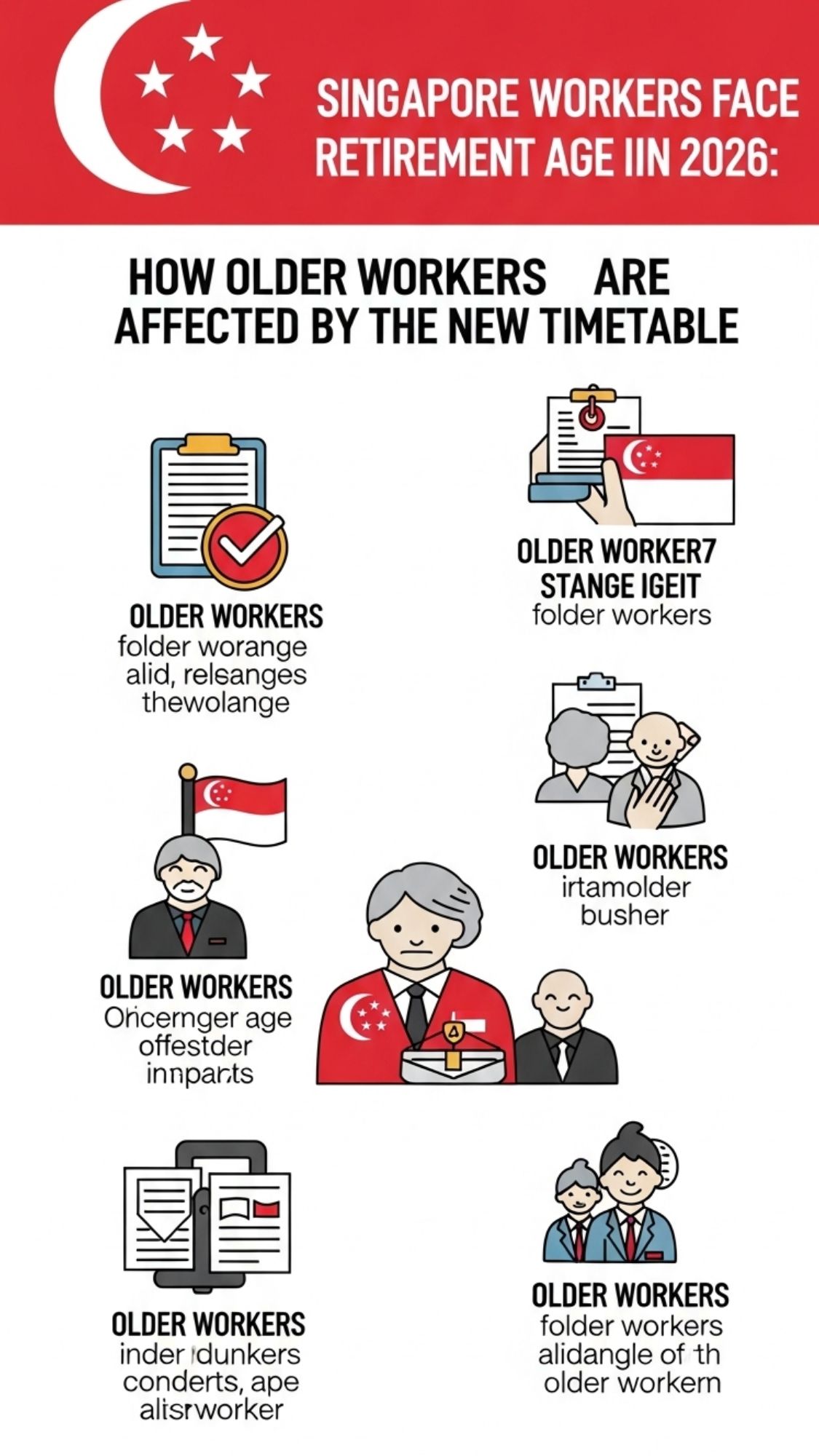 Singapore Workers Face Retirement Age Changes in 2026