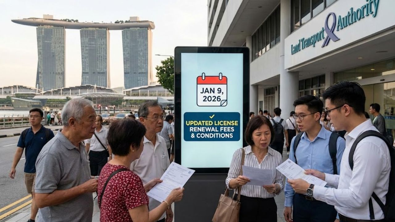 Driving license rules updated in Singapore