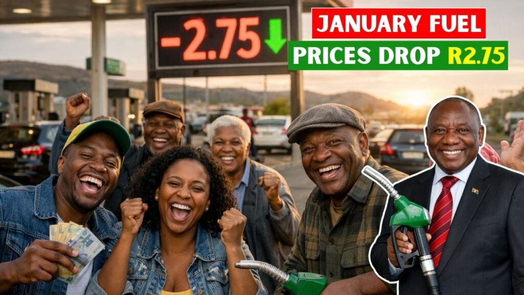 January Fuel Prices Drop R2.75