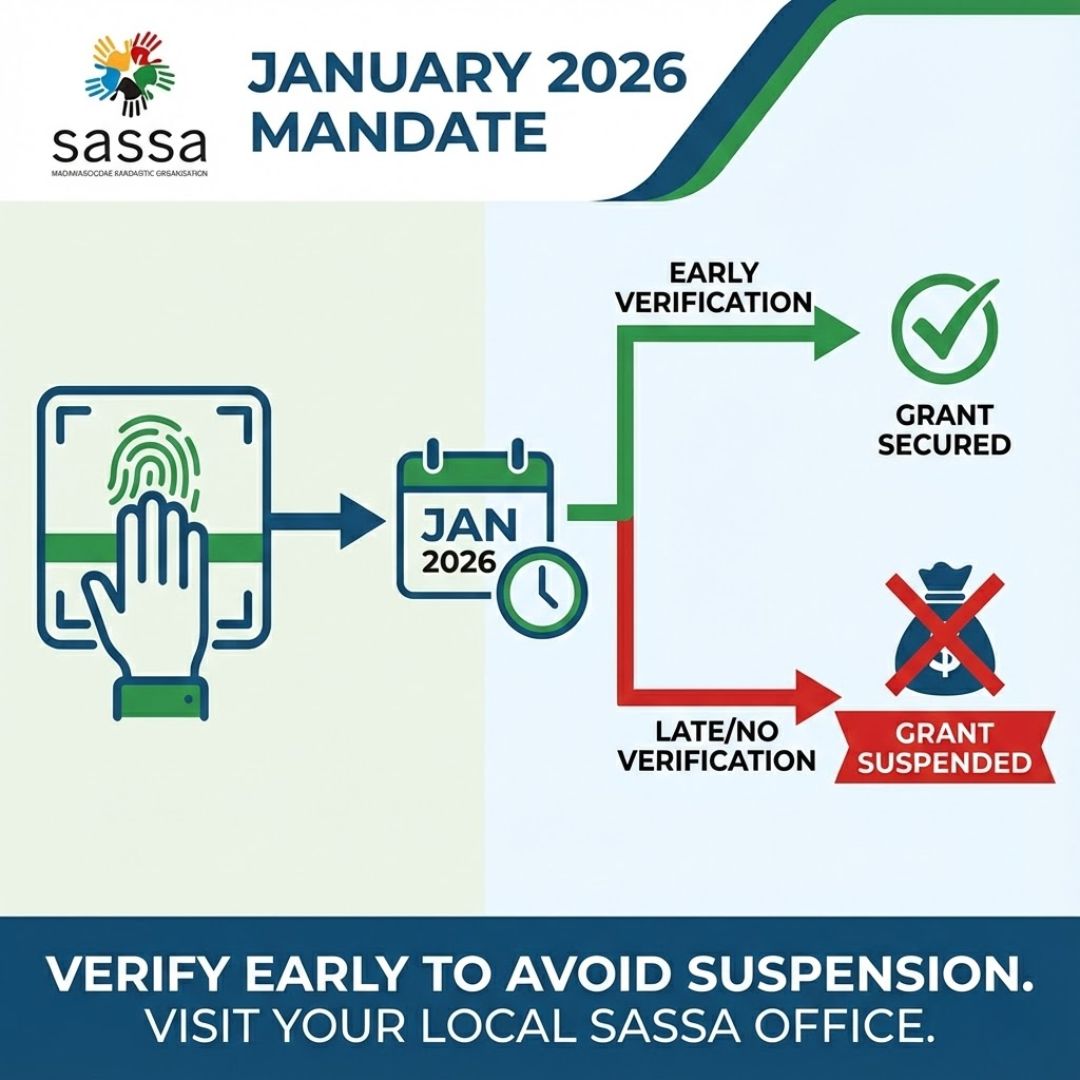 SASSA Mandates Biometric Confirmation