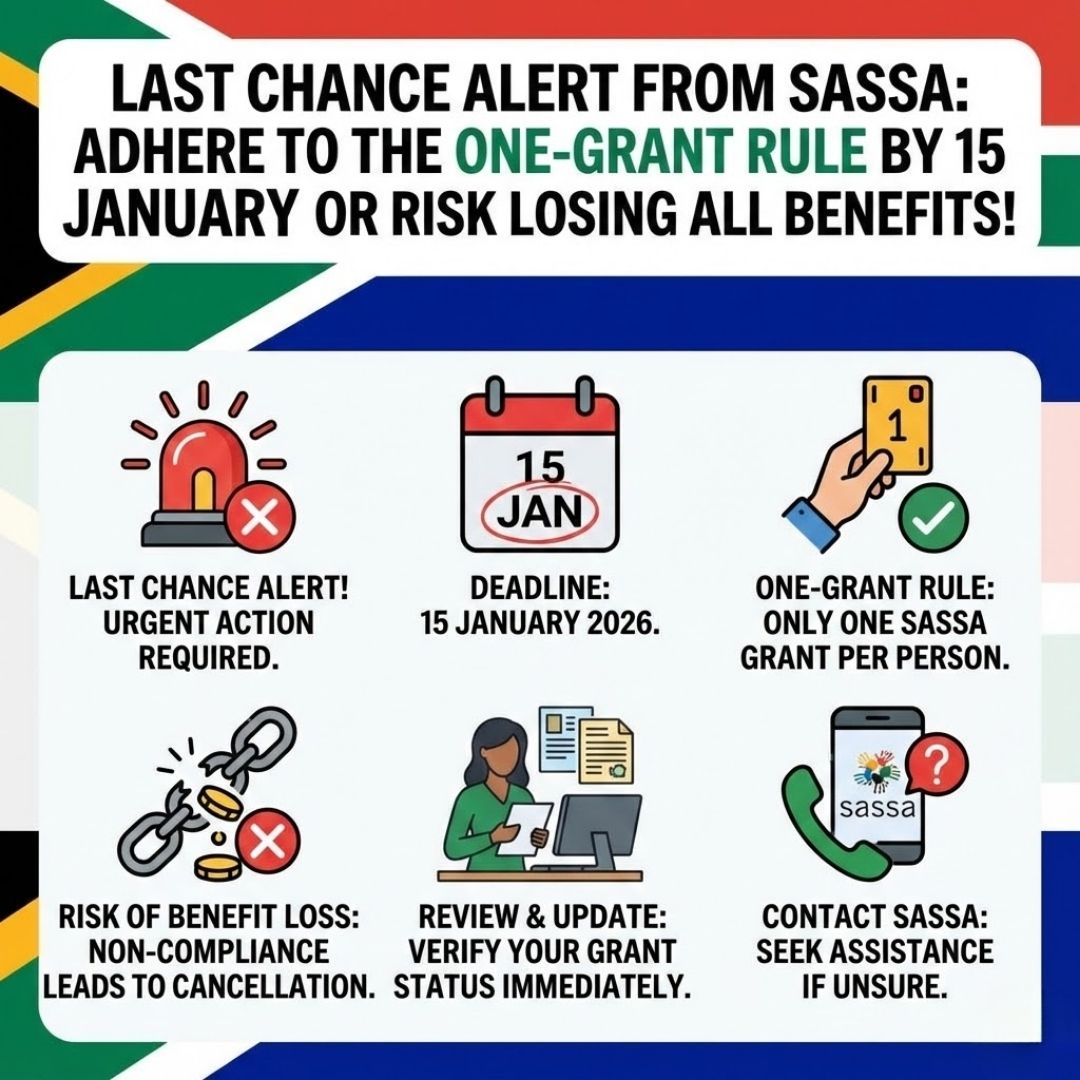 SASSA One-Grant Rule