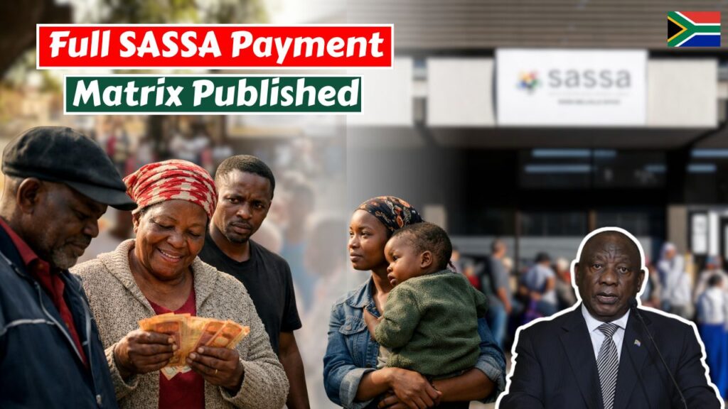 SASSA Social Grants January 2026