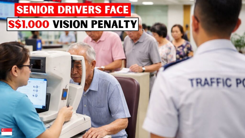 Senior Drivers Face S$1,000 Vision Penalty