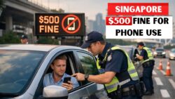 Singapore Driving Rules Update: $500 Fine for Mobile Phone Use Starts 8 January 2026