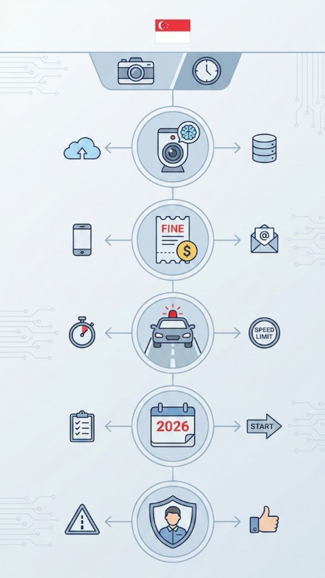 Singapore Drivers Face Automatic Fines