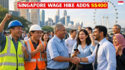 Goodbye to Low Daily Wages in Singapore — New Minimum Pay Hike Adds SGD 400 Monthly From 6 January 2026