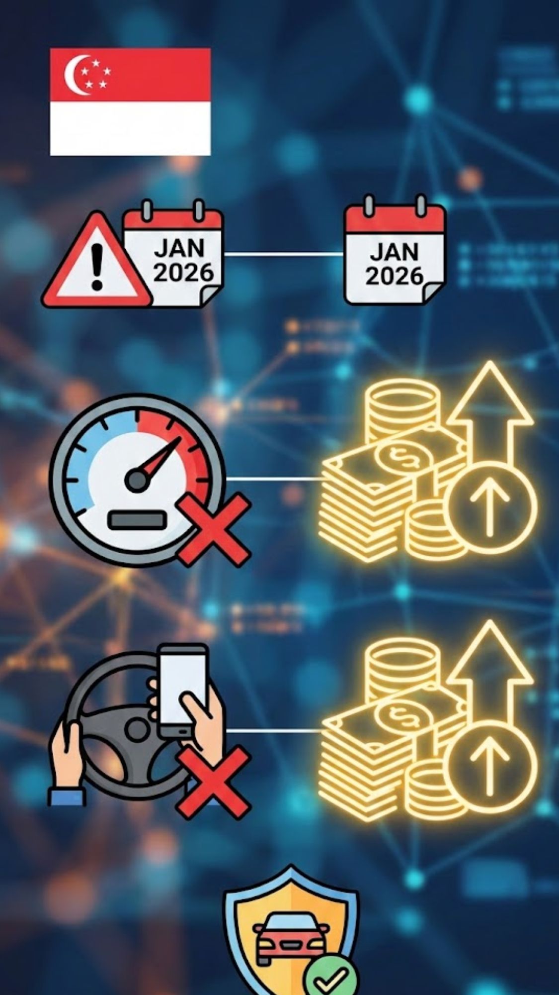 Singapore drivers warned