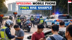 Singapore drivers warned on 9 January 2026 as speeding and mobile phone fines rise sharply
