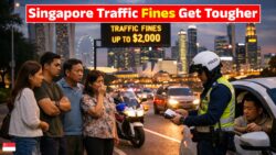Singapore introduces higher traffic fines from 9 January 2026 with penalties increasing up to $2,000